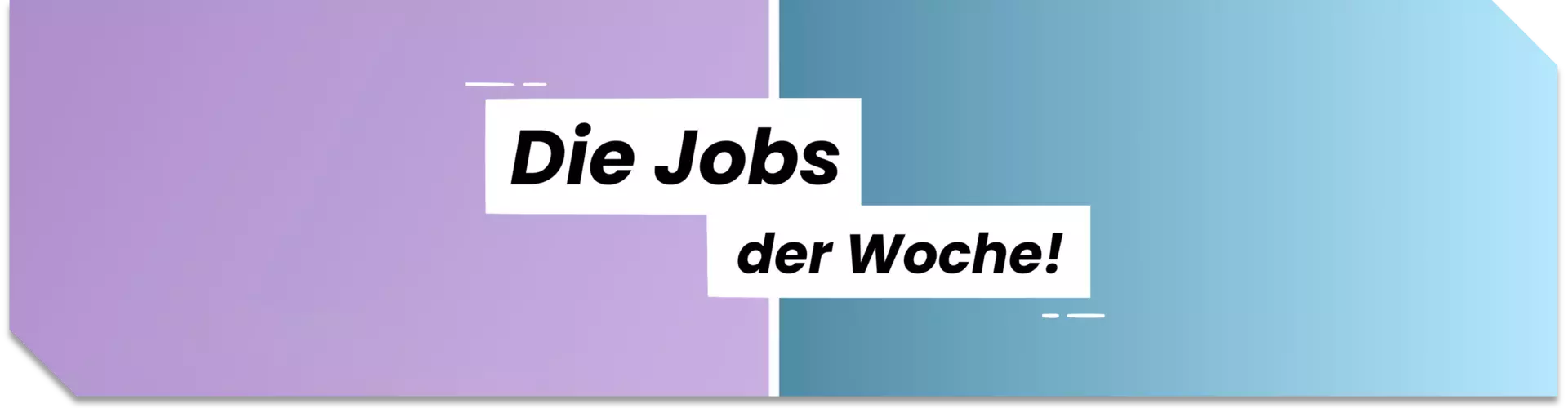 Header Job der Woche